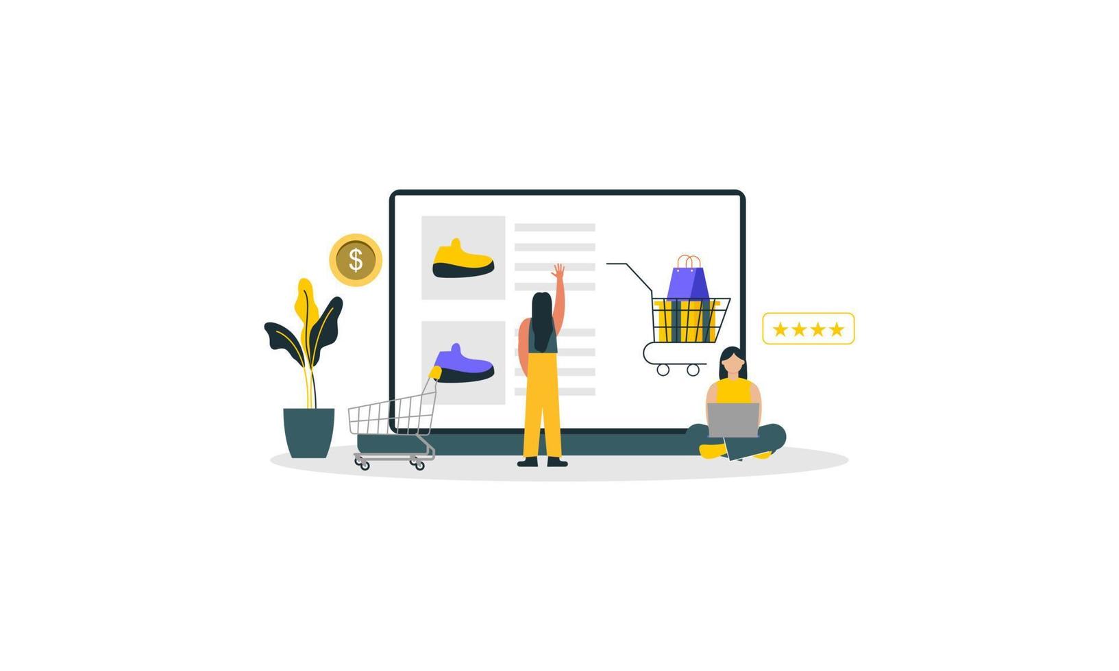 Ecommerce feature illustration